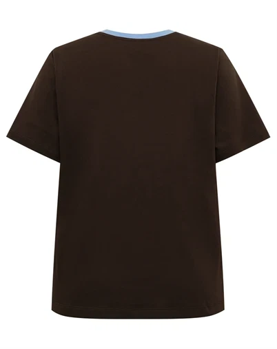 Gossia - BasGO T-shirt - Chocolate/Blue